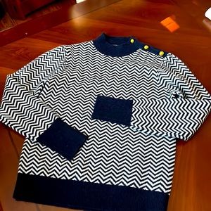 J Crew Herringbone Sweater